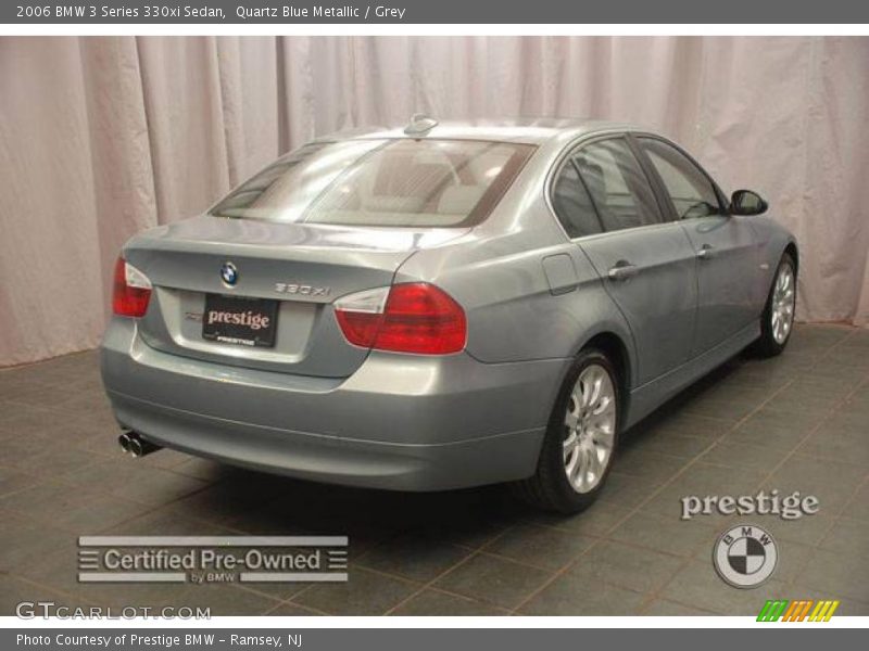 Quartz Blue Metallic / Grey 2006 BMW 3 Series 330xi Sedan