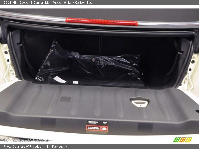 Pepper White / Carbon Black 2013 Mini Cooper S Convertible
