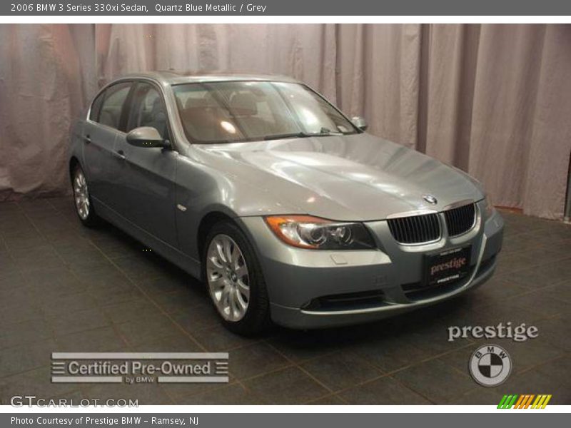 Quartz Blue Metallic / Grey 2006 BMW 3 Series 330xi Sedan