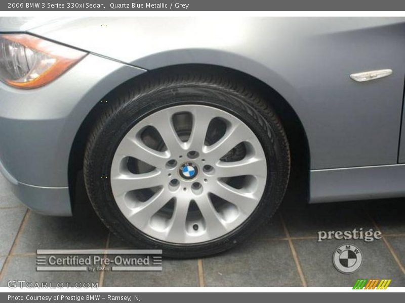 Quartz Blue Metallic / Grey 2006 BMW 3 Series 330xi Sedan