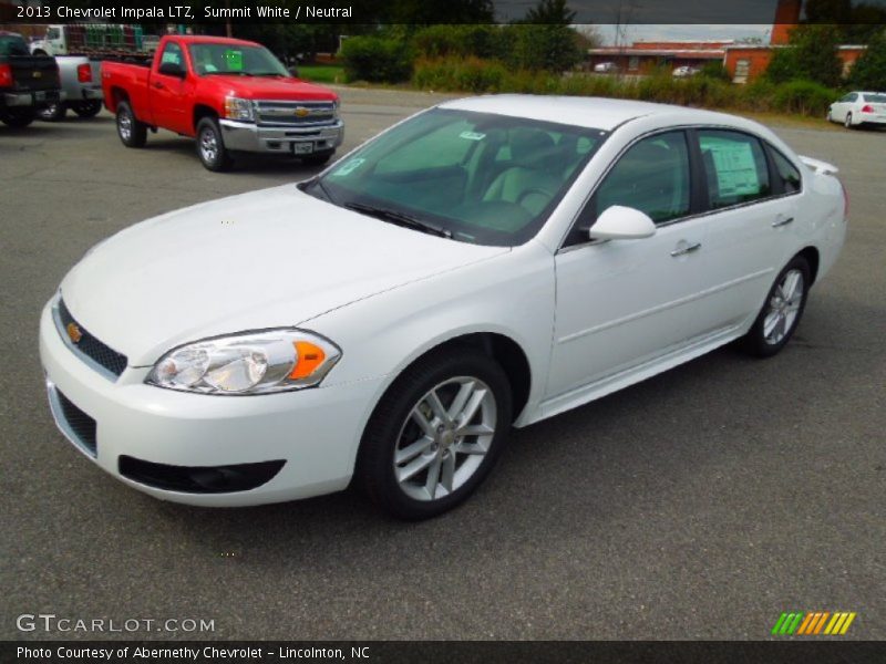 Summit White / Neutral 2013 Chevrolet Impala LTZ