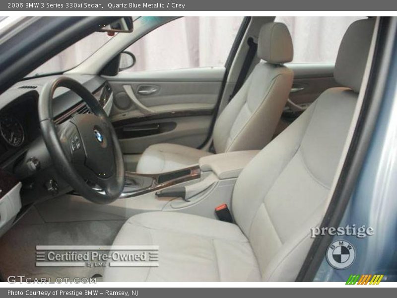 Quartz Blue Metallic / Grey 2006 BMW 3 Series 330xi Sedan