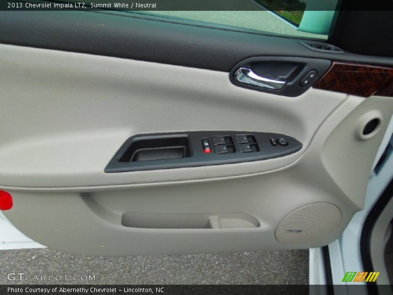 Summit White / Neutral 2013 Chevrolet Impala LTZ