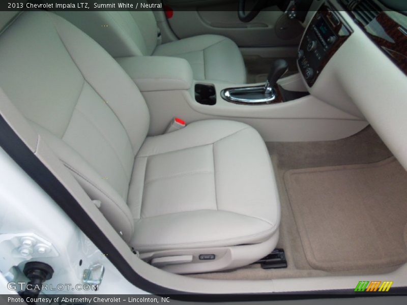 Summit White / Neutral 2013 Chevrolet Impala LTZ