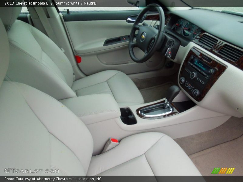 Summit White / Neutral 2013 Chevrolet Impala LTZ