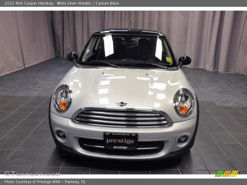 White Silver Metallic / Carbon Black 2013 Mini Cooper Hardtop