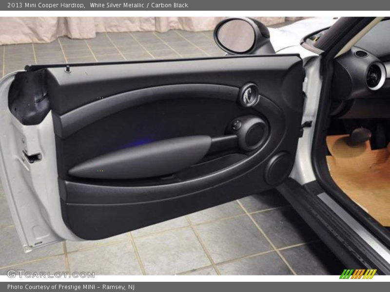 White Silver Metallic / Carbon Black 2013 Mini Cooper Hardtop