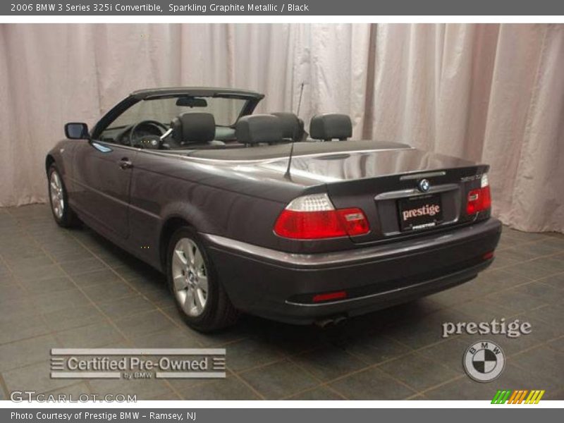 Sparkling Graphite Metallic / Black 2006 BMW 3 Series 325i Convertible