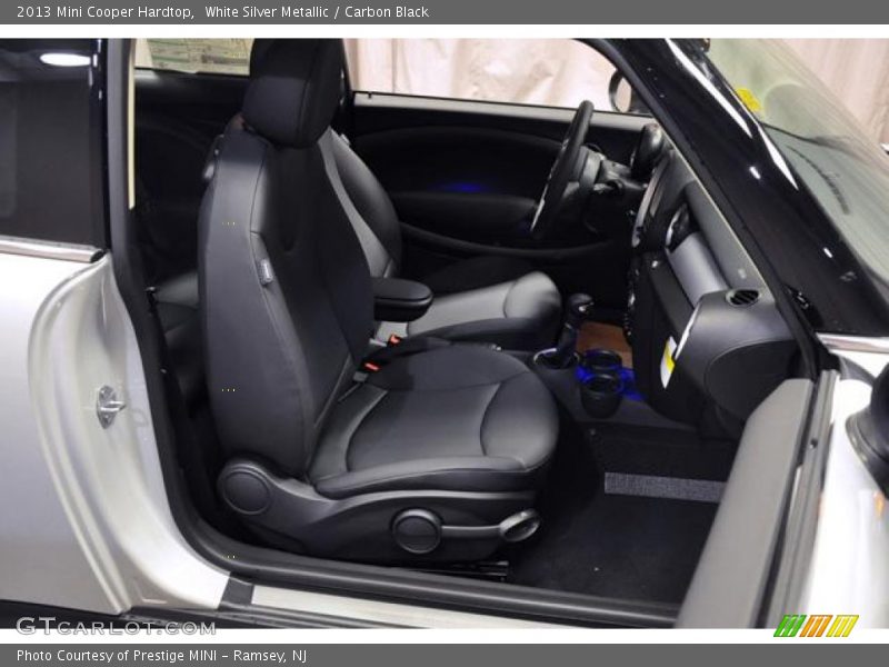 White Silver Metallic / Carbon Black 2013 Mini Cooper Hardtop