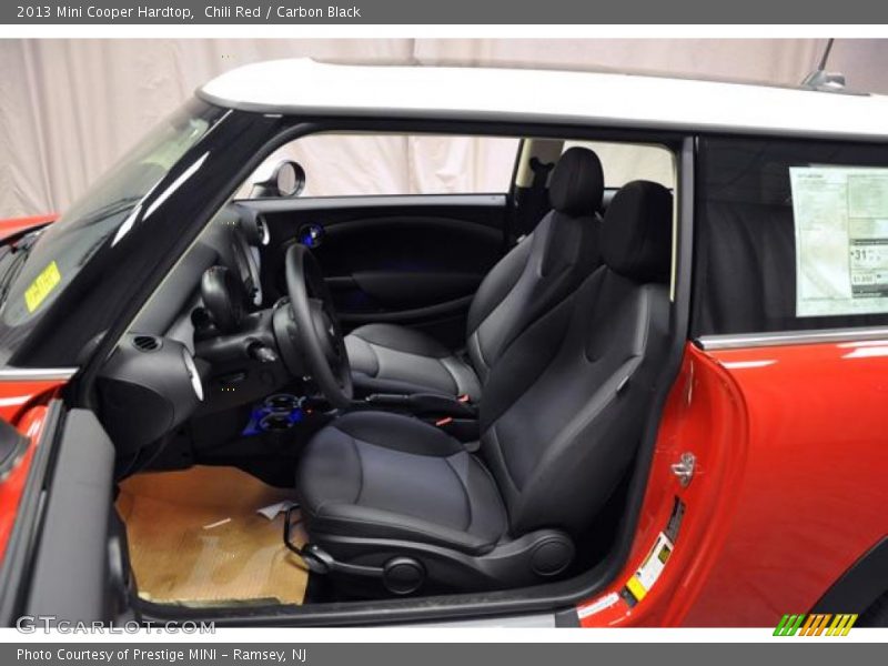 Chili Red / Carbon Black 2013 Mini Cooper Hardtop