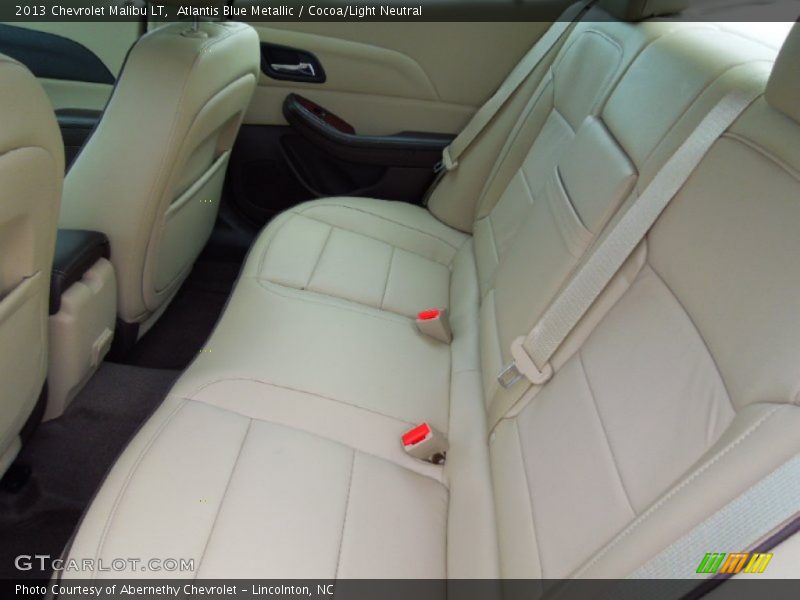 Atlantis Blue Metallic / Cocoa/Light Neutral 2013 Chevrolet Malibu LT