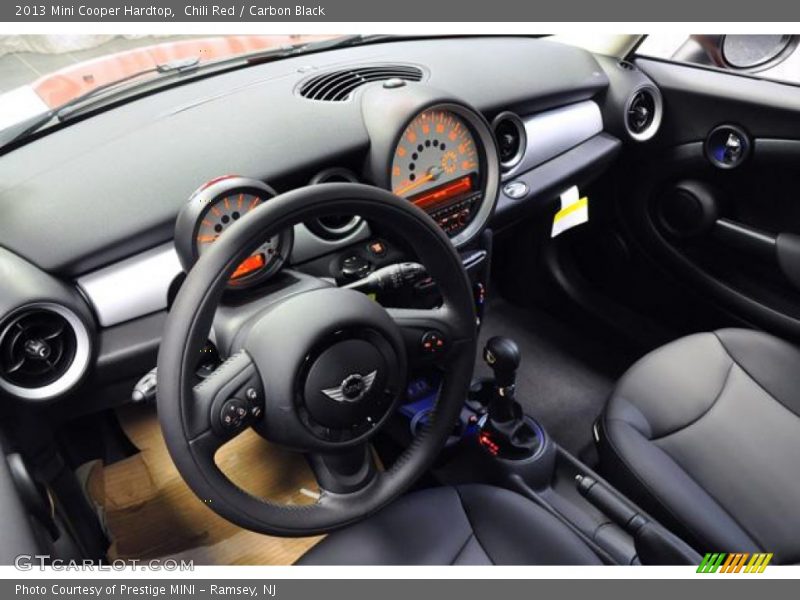 Chili Red / Carbon Black 2013 Mini Cooper Hardtop