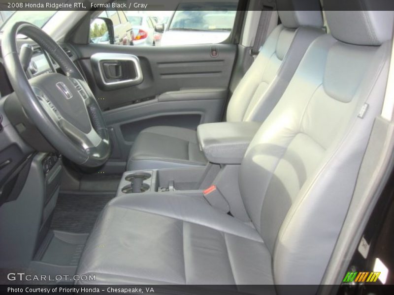 Formal Black / Gray 2008 Honda Ridgeline RTL
