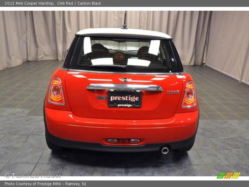 Chili Red / Carbon Black 2013 Mini Cooper Hardtop