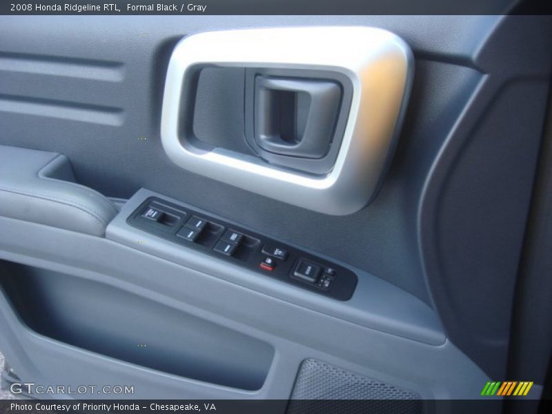 Formal Black / Gray 2008 Honda Ridgeline RTL