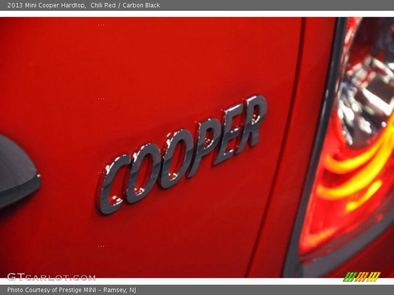 Chili Red / Carbon Black 2013 Mini Cooper Hardtop