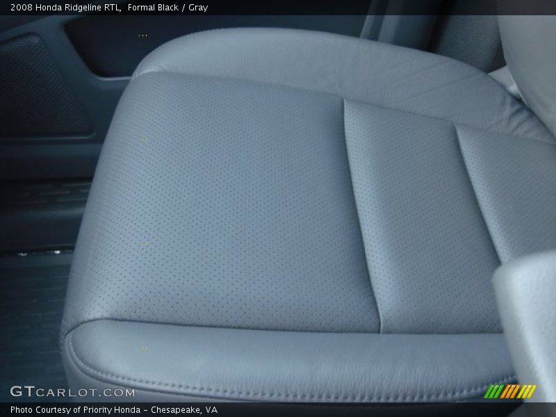 Formal Black / Gray 2008 Honda Ridgeline RTL