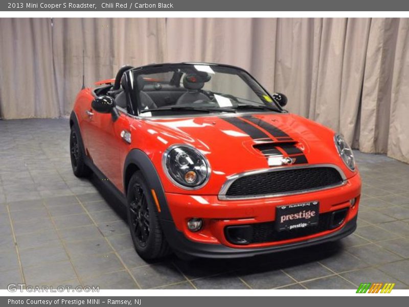 Chili Red / Carbon Black 2013 Mini Cooper S Roadster