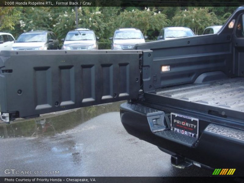 Formal Black / Gray 2008 Honda Ridgeline RTL