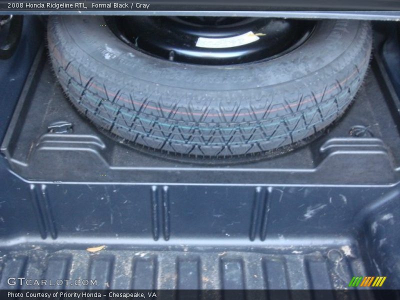 Formal Black / Gray 2008 Honda Ridgeline RTL