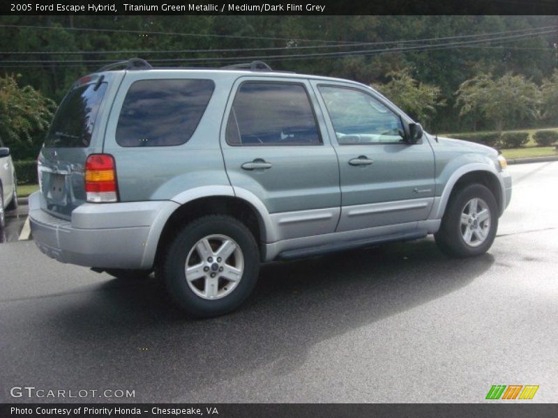 Titanium Green Metallic / Medium/Dark Flint Grey 2005 Ford Escape Hybrid