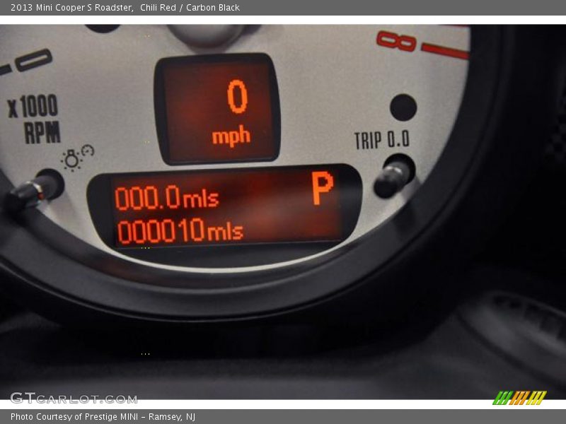 Chili Red / Carbon Black 2013 Mini Cooper S Roadster
