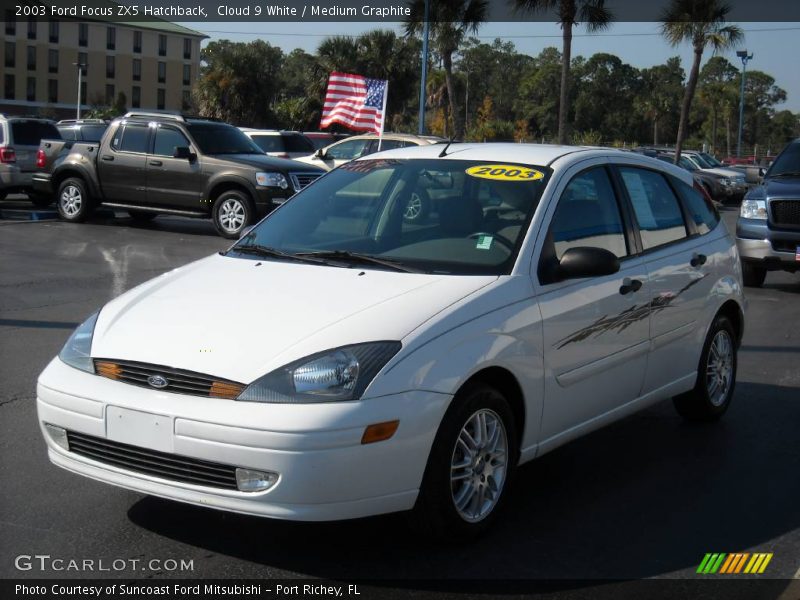 Cloud 9 White / Medium Graphite 2003 Ford Focus ZX5 Hatchback