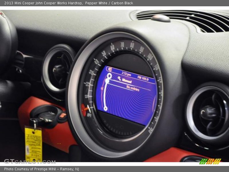 Pepper White / Carbon Black 2013 Mini Cooper John Cooper Works Hardtop