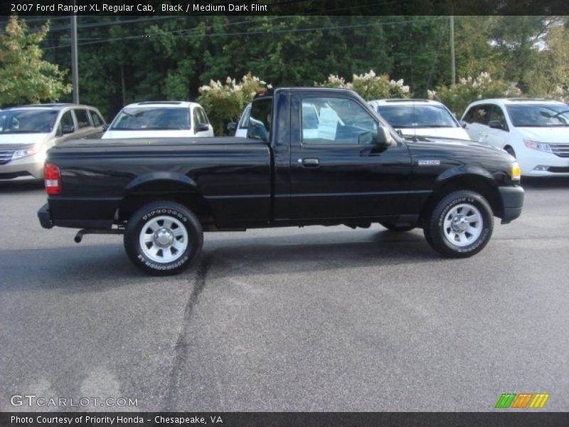 Black / Medium Dark Flint 2007 Ford Ranger XL Regular Cab