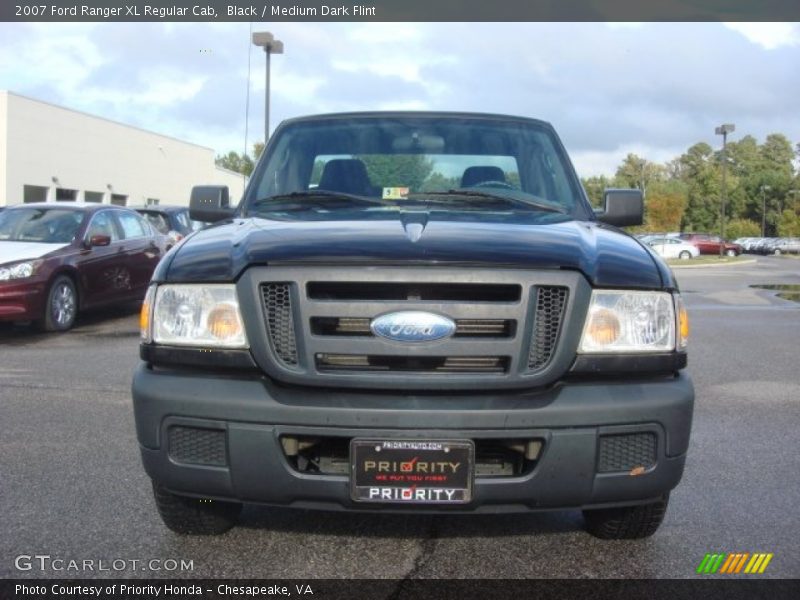 Black / Medium Dark Flint 2007 Ford Ranger XL Regular Cab