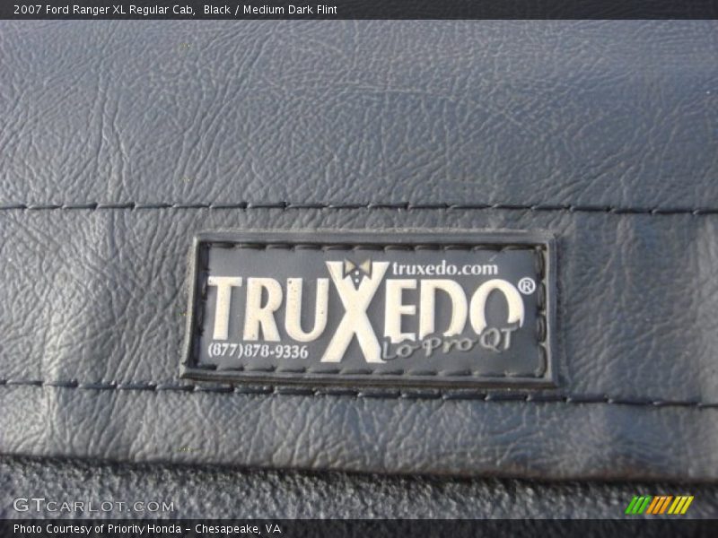 Black / Medium Dark Flint 2007 Ford Ranger XL Regular Cab