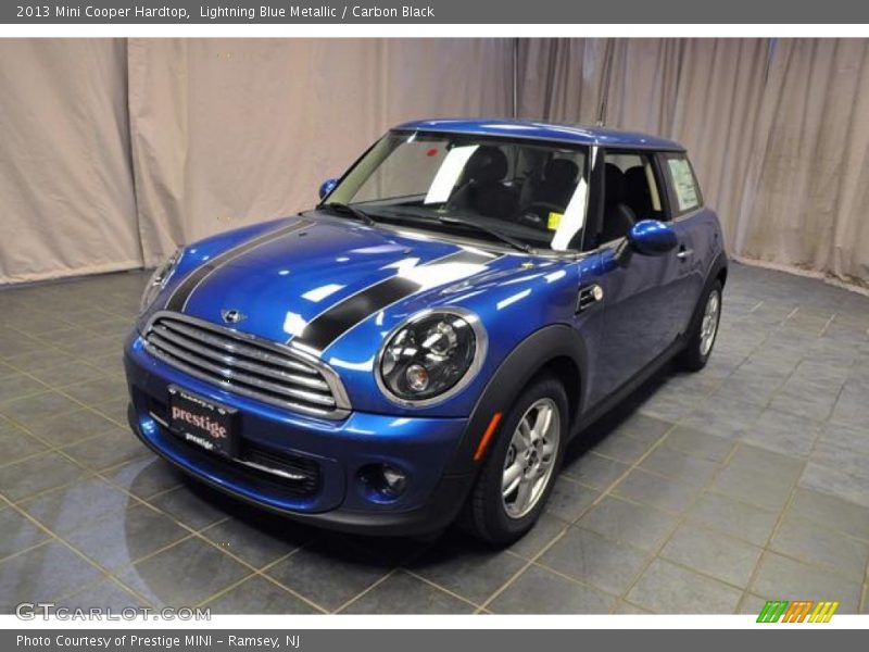 Lightning Blue Metallic / Carbon Black 2013 Mini Cooper Hardtop