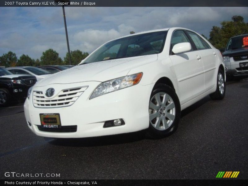 Super White / Bisque 2007 Toyota Camry XLE V6