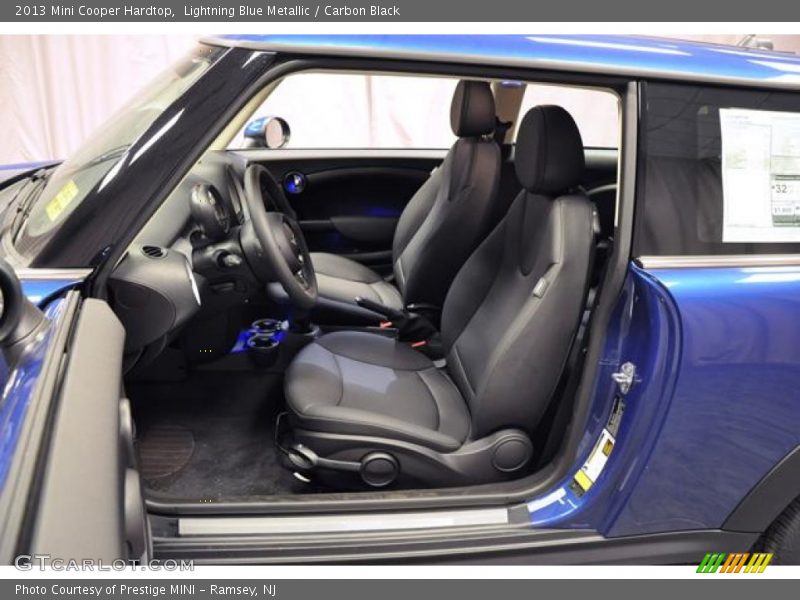 Lightning Blue Metallic / Carbon Black 2013 Mini Cooper Hardtop