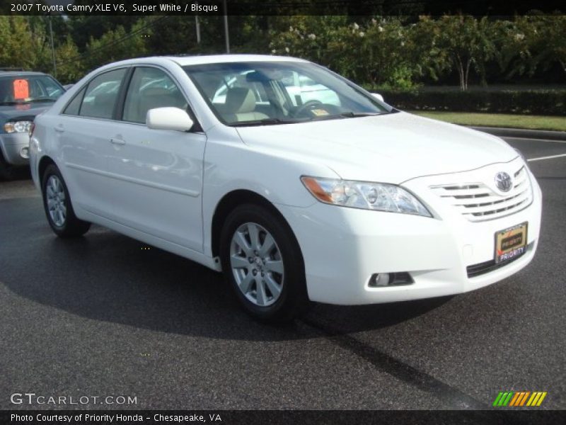 Super White / Bisque 2007 Toyota Camry XLE V6