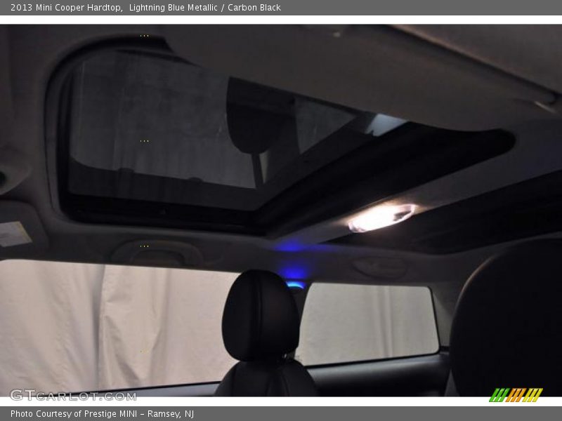 Lightning Blue Metallic / Carbon Black 2013 Mini Cooper Hardtop