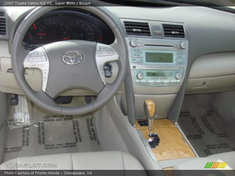 Dashboard of 2007 Camry XLE V6