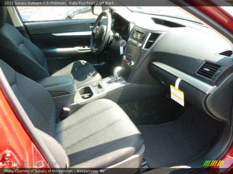 Ruby Red Pearl / Off Black 2012 Subaru Outback 2.5i Premium