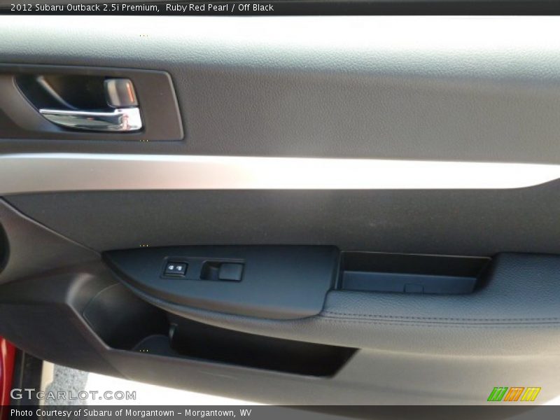 Ruby Red Pearl / Off Black 2012 Subaru Outback 2.5i Premium