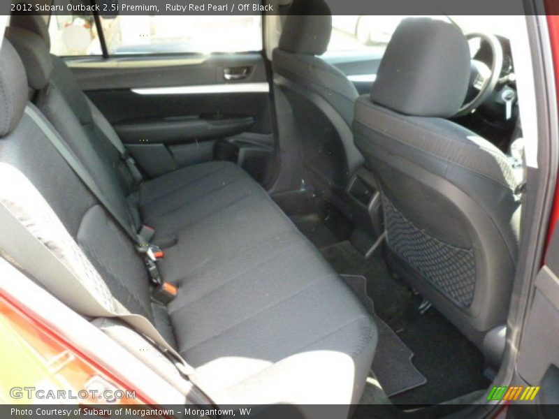 Ruby Red Pearl / Off Black 2012 Subaru Outback 2.5i Premium
