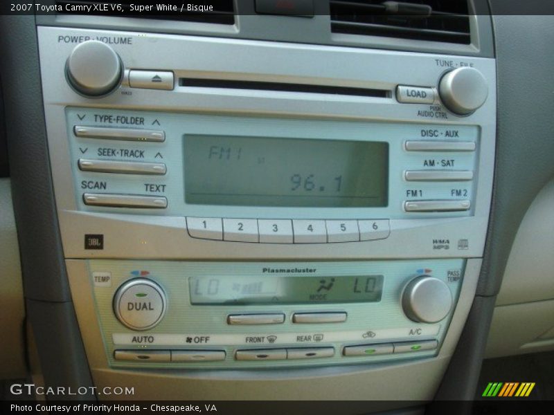 Audio System of 2007 Camry XLE V6