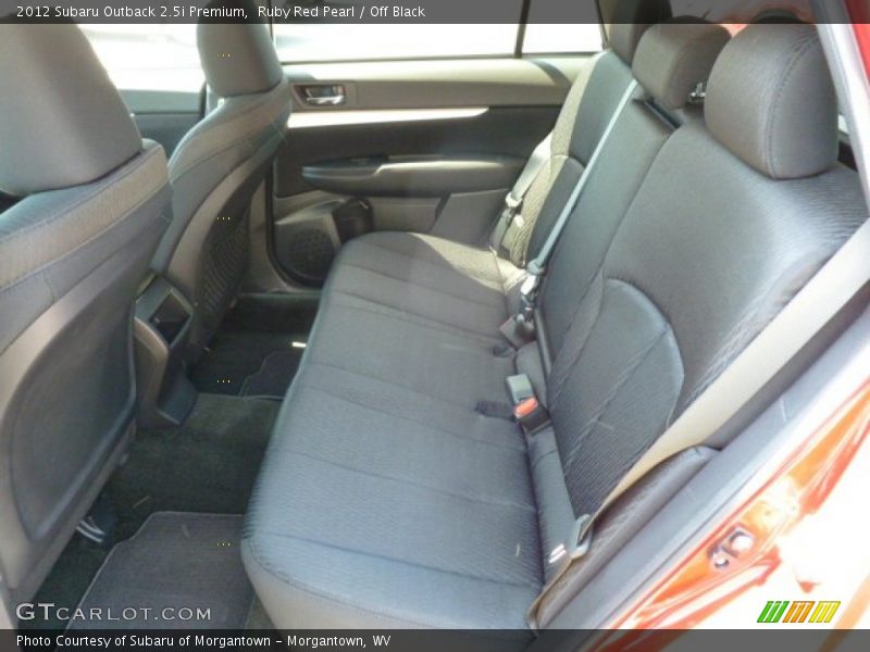 Ruby Red Pearl / Off Black 2012 Subaru Outback 2.5i Premium