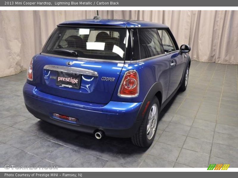 Lightning Blue Metallic / Carbon Black 2013 Mini Cooper Hardtop