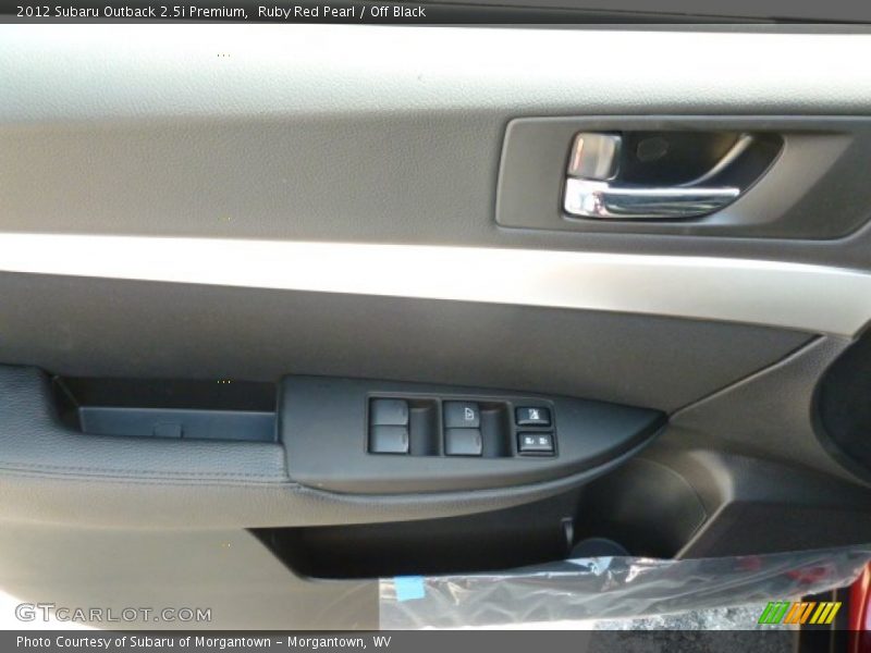 Ruby Red Pearl / Off Black 2012 Subaru Outback 2.5i Premium