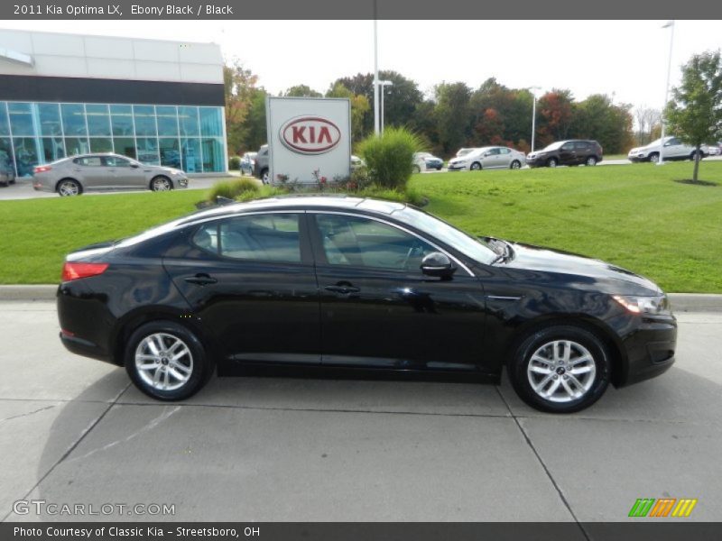Ebony Black / Black 2011 Kia Optima LX