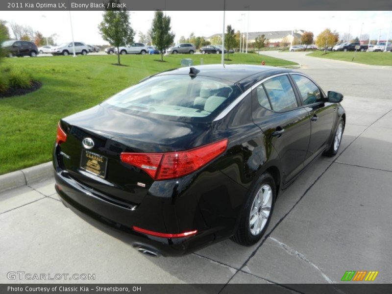 Ebony Black / Black 2011 Kia Optima LX