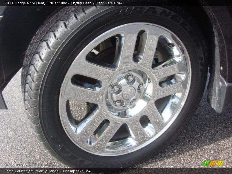 Brilliant Black Crystal Pearl / Dark Slate Gray 2011 Dodge Nitro Heat