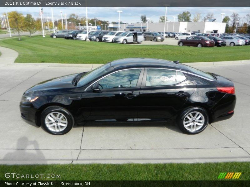 Ebony Black / Black 2011 Kia Optima LX