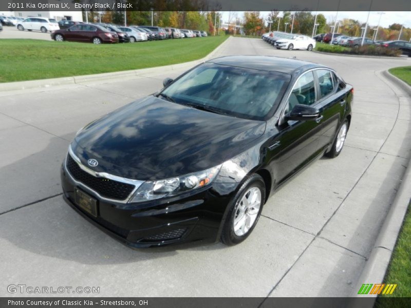 Ebony Black / Black 2011 Kia Optima LX