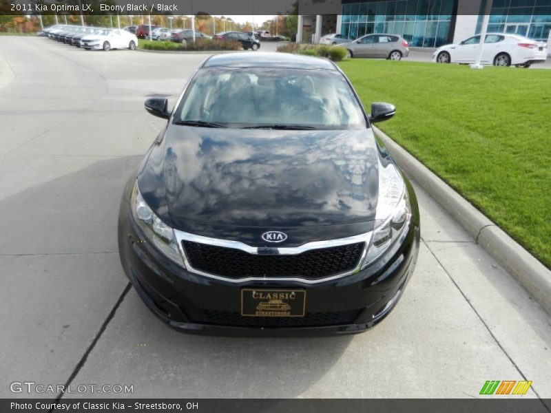 Ebony Black / Black 2011 Kia Optima LX